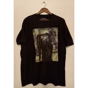 SCREAM Ghost Face Style Horror Orb Graphic Tee Shirt Dark Streetwear SZ XL